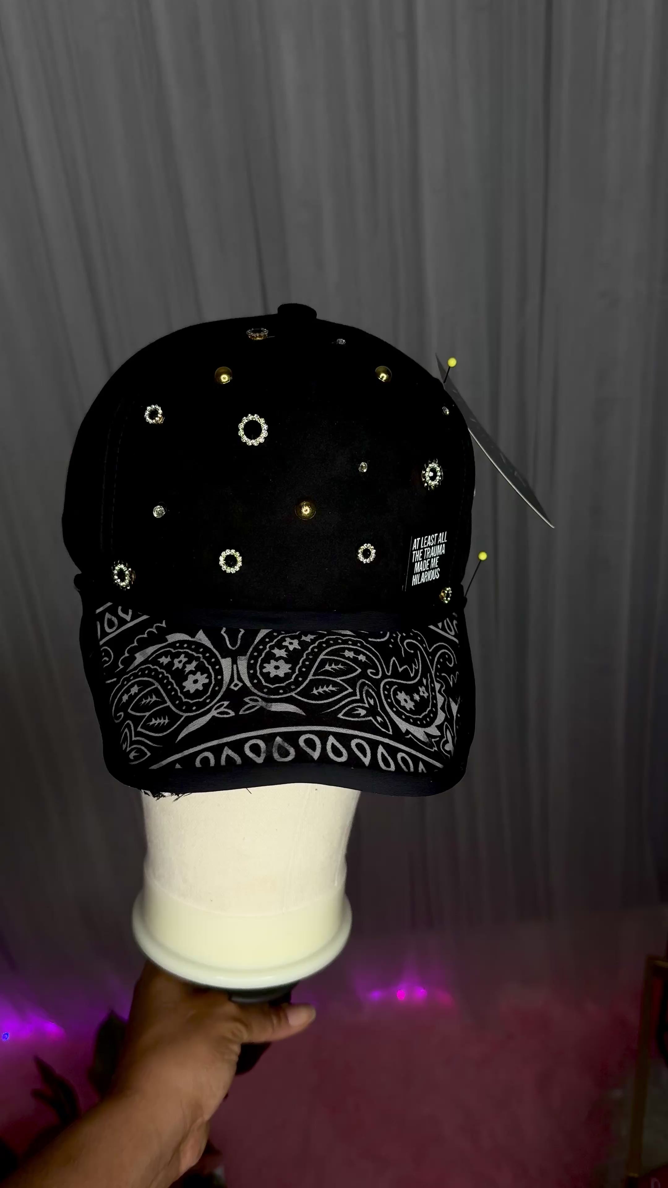 Mid-Night Brim Trucker hat